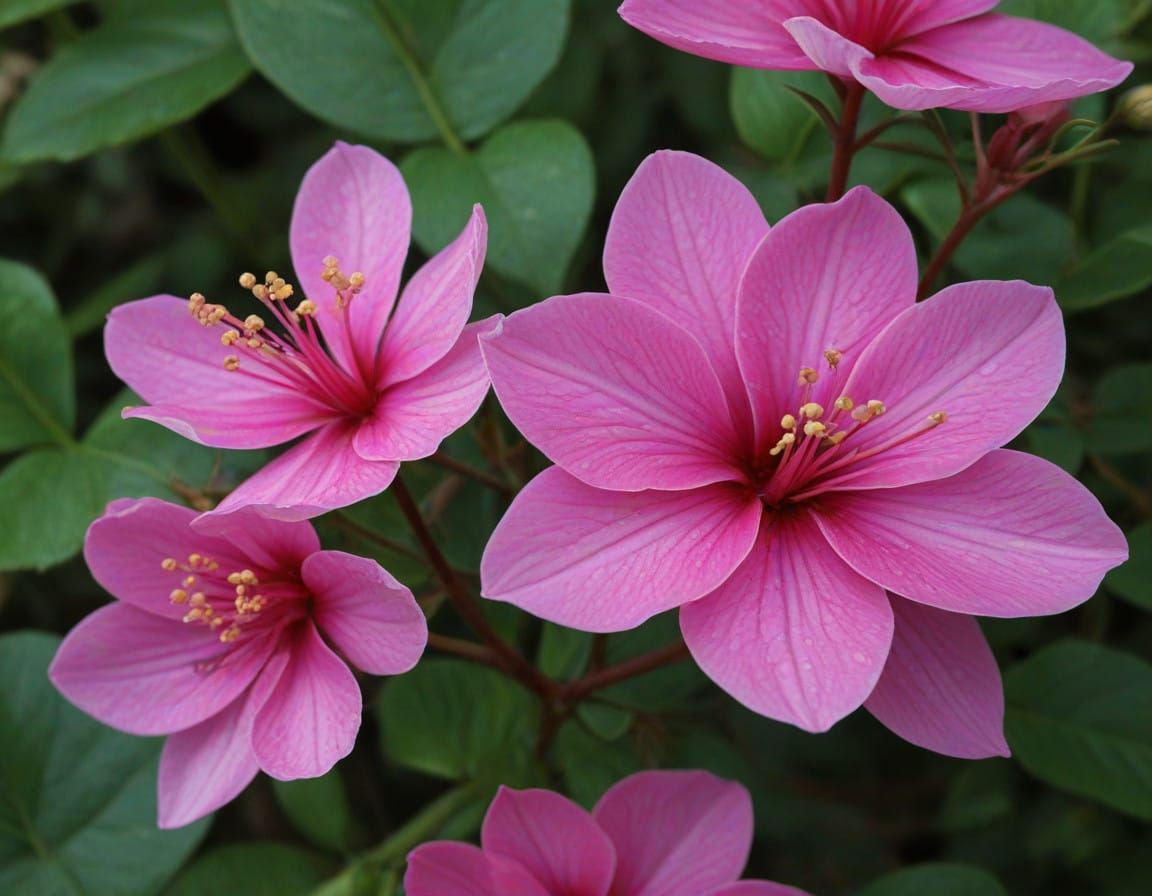 Vibrant Quaint Scene in Pastel Hues