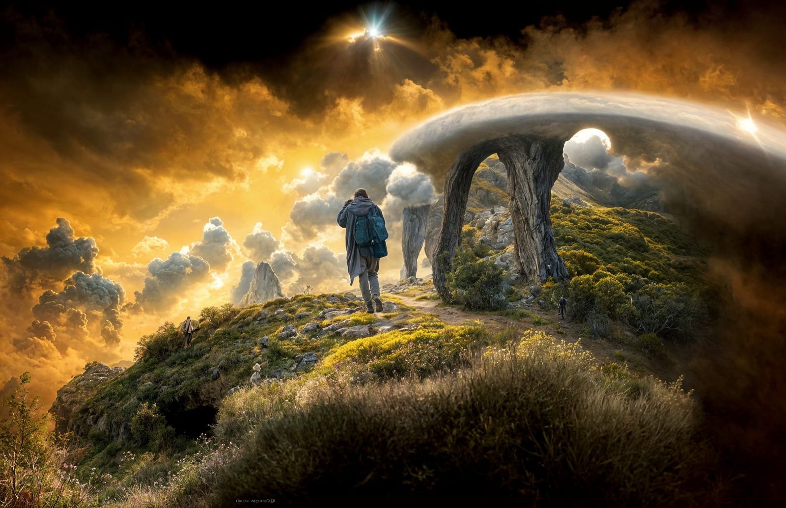 World Walker in Merging Realities: Digital Art