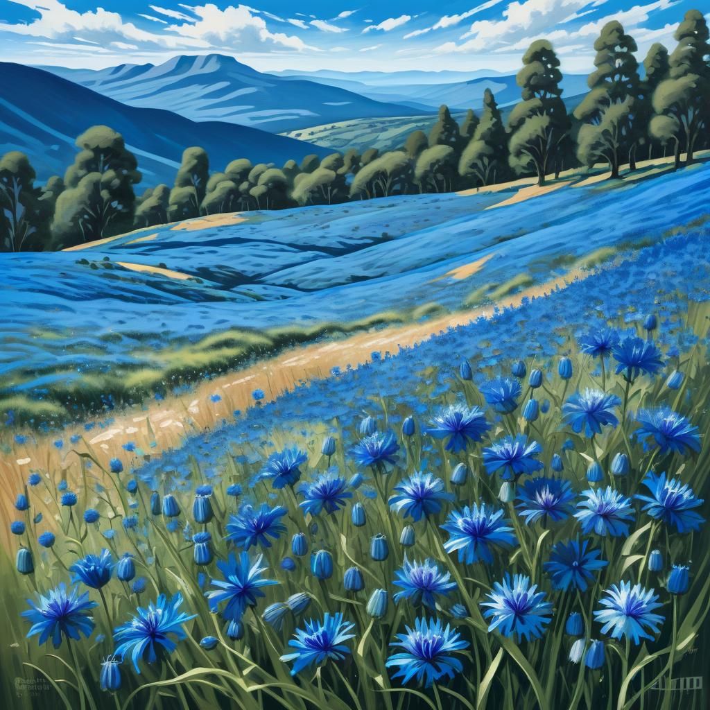 Blue Landscape 1