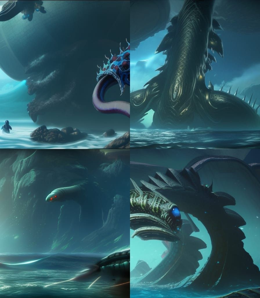 Destiny 2: Giant Worm on Planet Titan