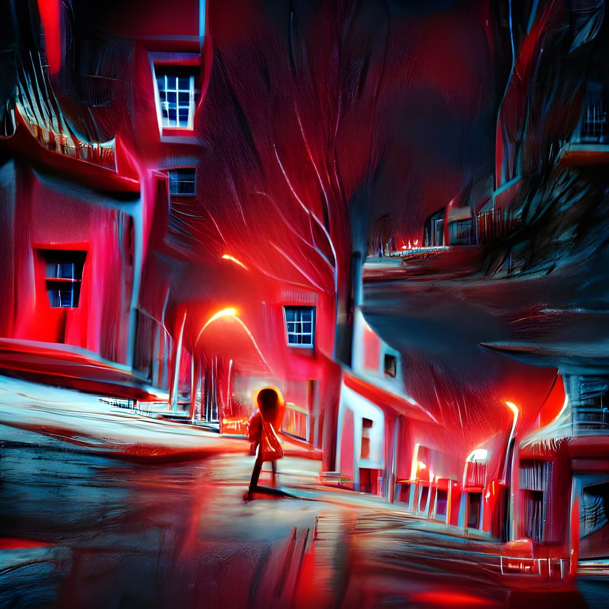 Abstract AI Image: The Concept of Lost