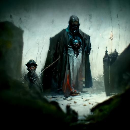 Sinister Landscape in Fantasy Art Style