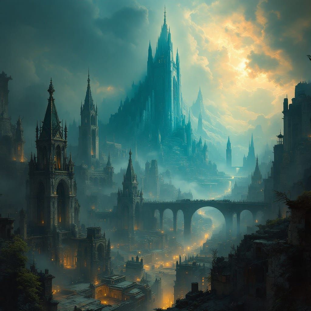 Surreal Futuristic Cities Inspired by Unbuilt Architectural...