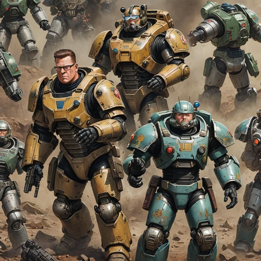 King of the Hill in Warhammer 40k Armor