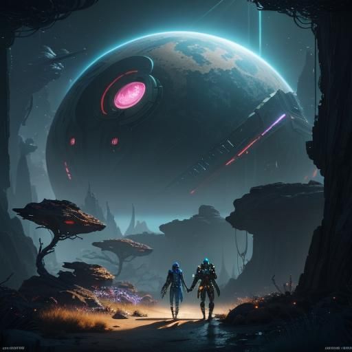 Alien World Biopunk Fantasycore Adventure