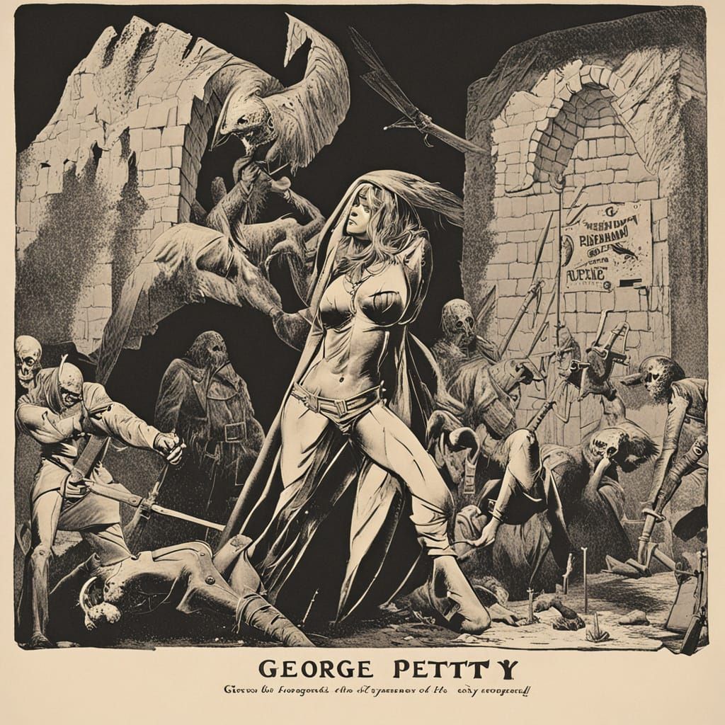 Grimdark Image Inspired by George Petty