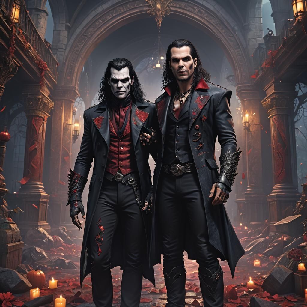 Jeff and Matt Hardy as Gay Vampire Lovers