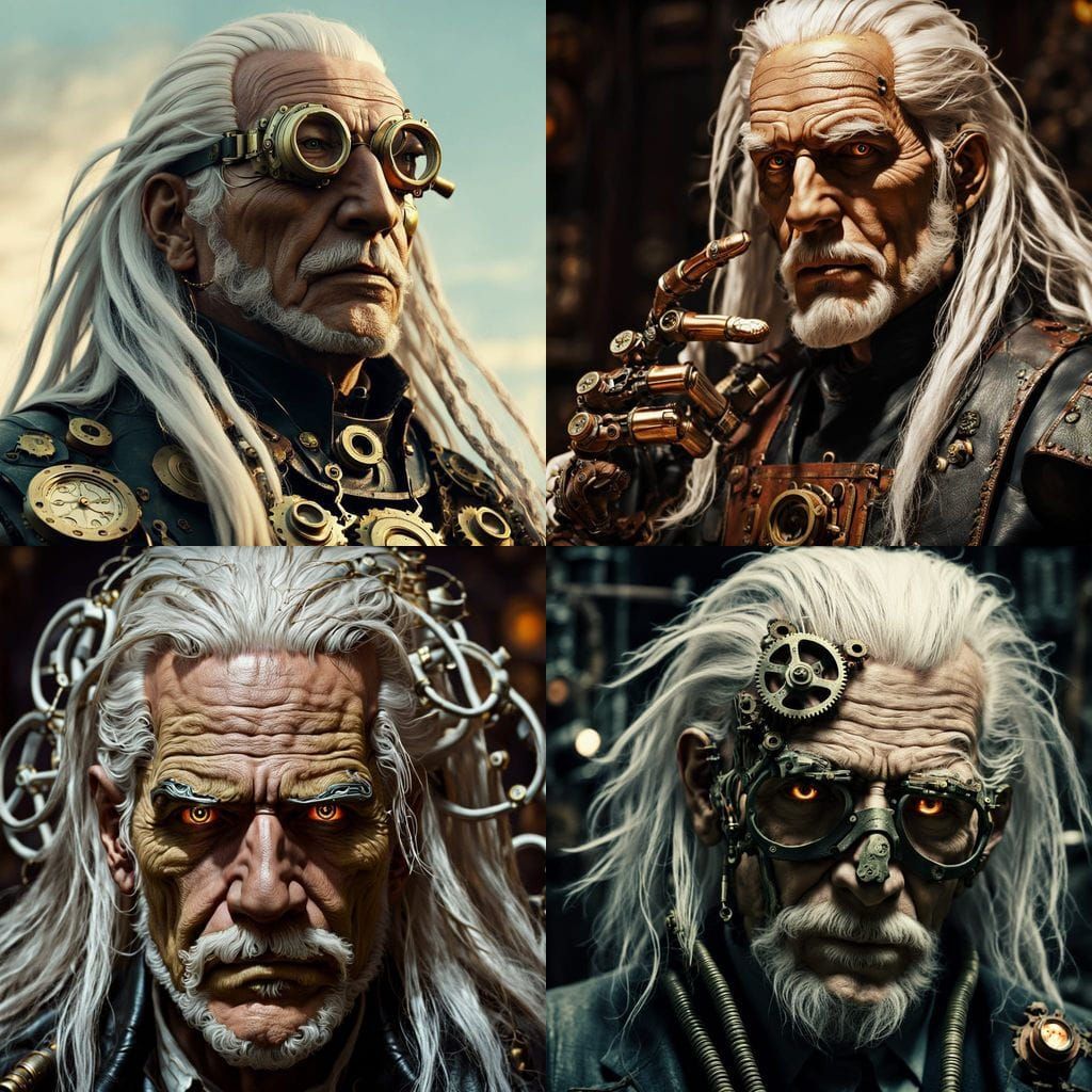 Steampunk Cyborg: A Cybernetic Portrait