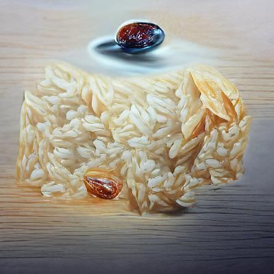 Single Grain of Rice: Hyperrealistic 3D Rendering