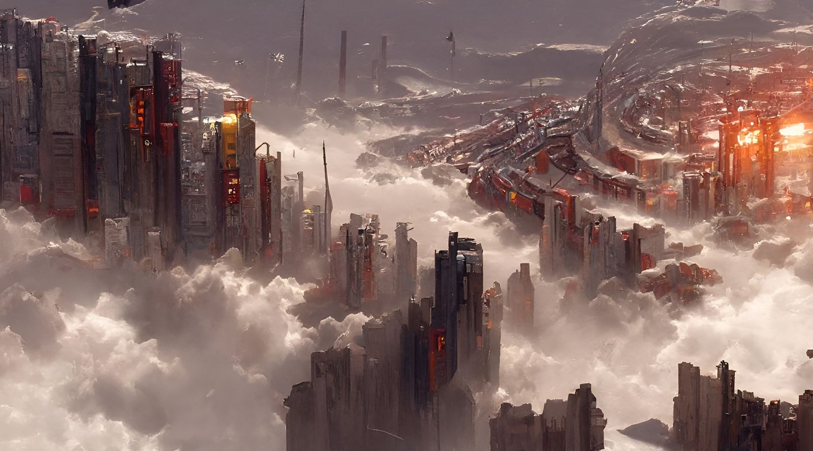 A sci-fi city (Yang)