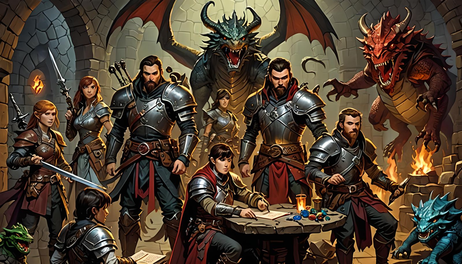 Dungeons and Dragons Scene