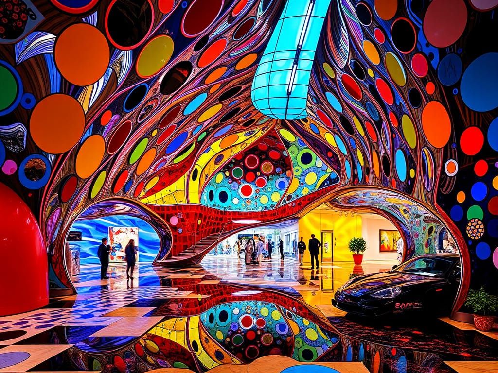 Abstract Shopping Mall