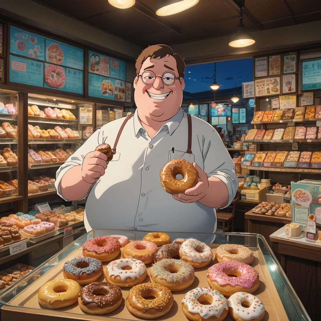 Peter at a Japanese Bakery