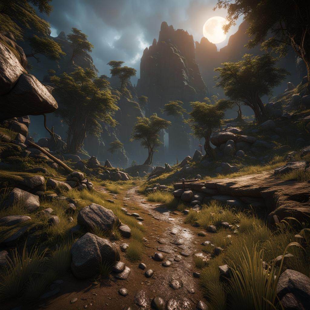 Epic 3D Videogame Graphics in 8K Resolution