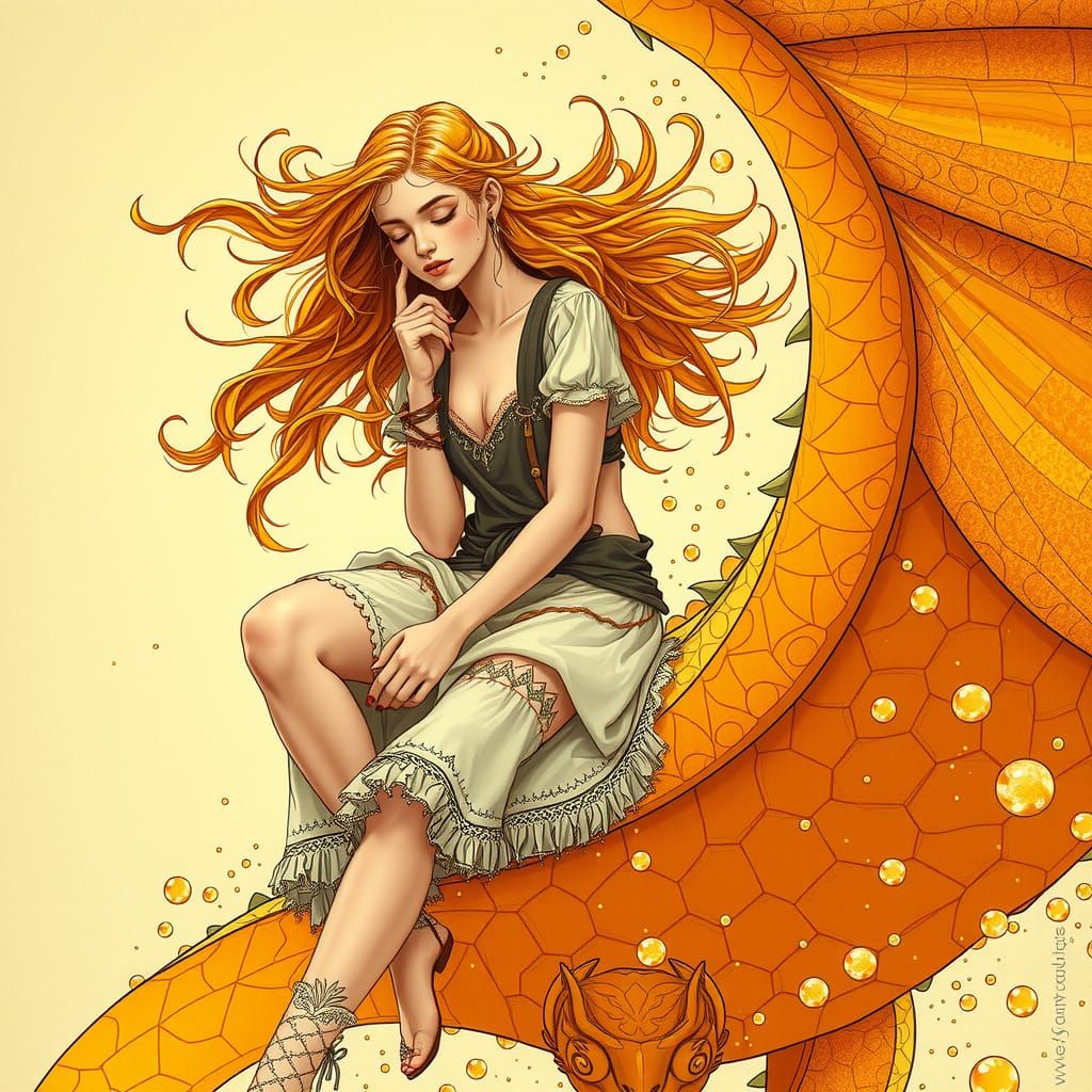 Gummy Dragon Rider in Dreamlike Soda Sea