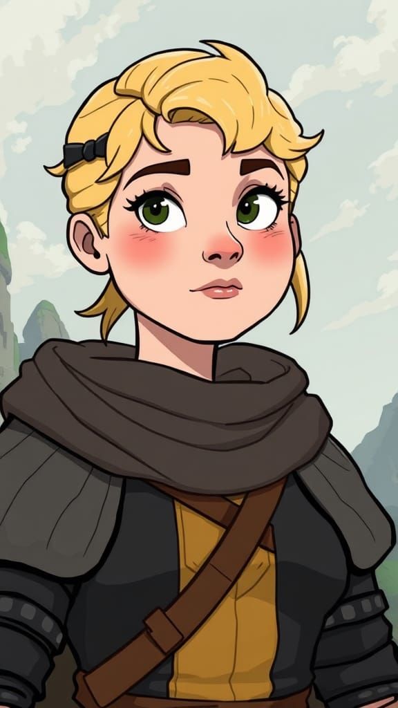 Cartoon Brienne of Tarth