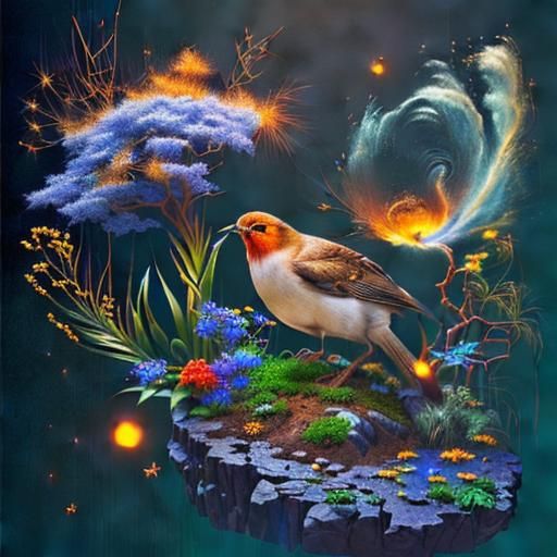 Hyperrealistic Surrealism in Vermillion, 8k CGI