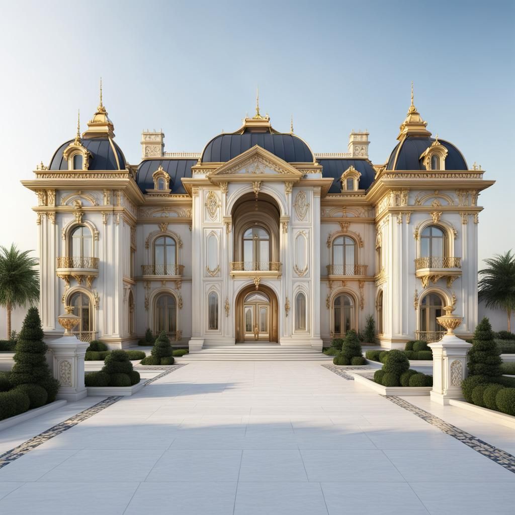 Luxurious Palace Front Design