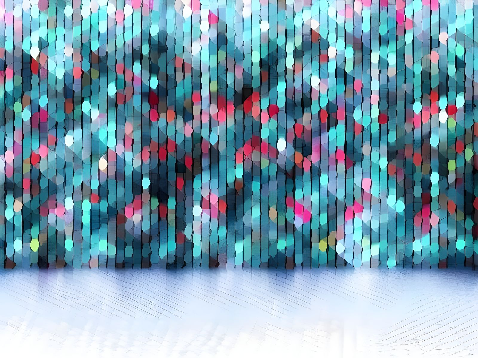 Polygonal Tiling Pattern in Pop Art Style