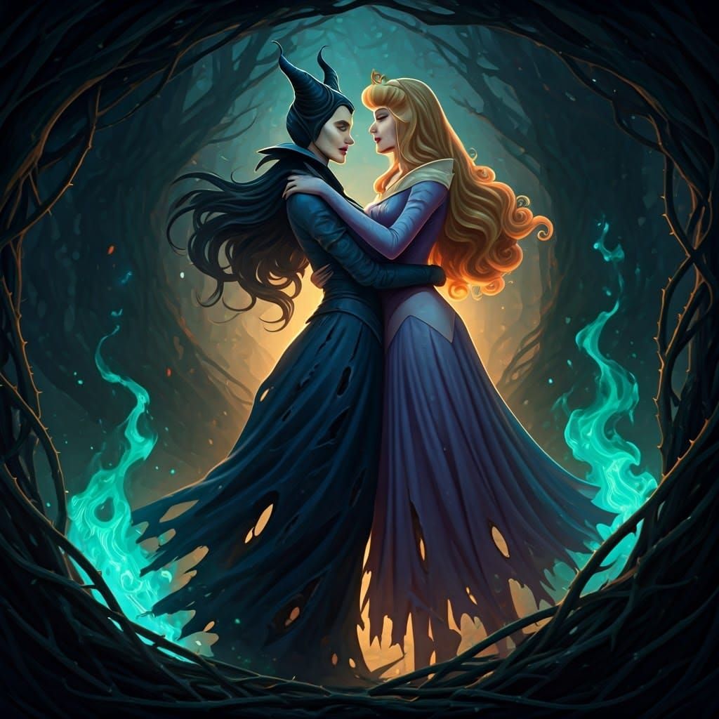 Maleficent and Princess Aurora 2
