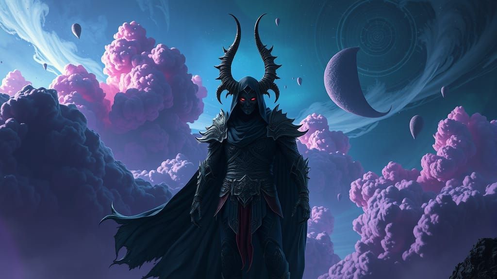 Eldritch Hero Confronts Cosmic Horror Landscape