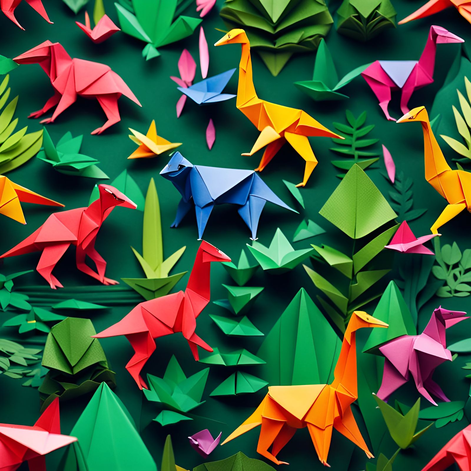 The Forest of Origami Land