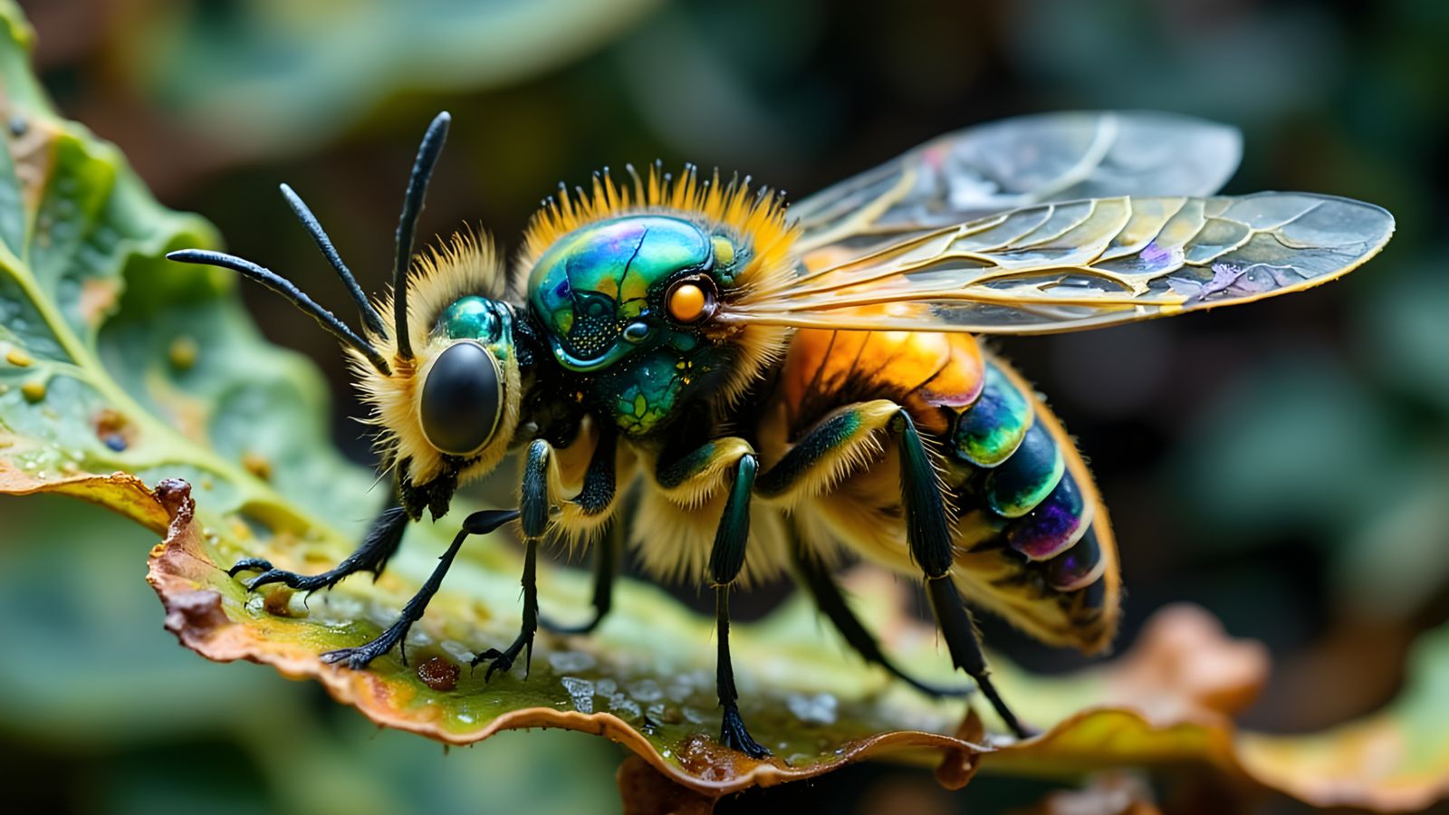 Hyperkraximalist Nature Scene with Decaying Elements