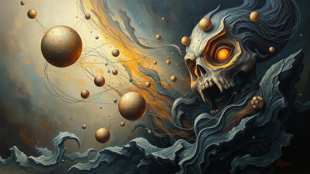 Ethereal Cosmic Harmony in Despairing Melancholy