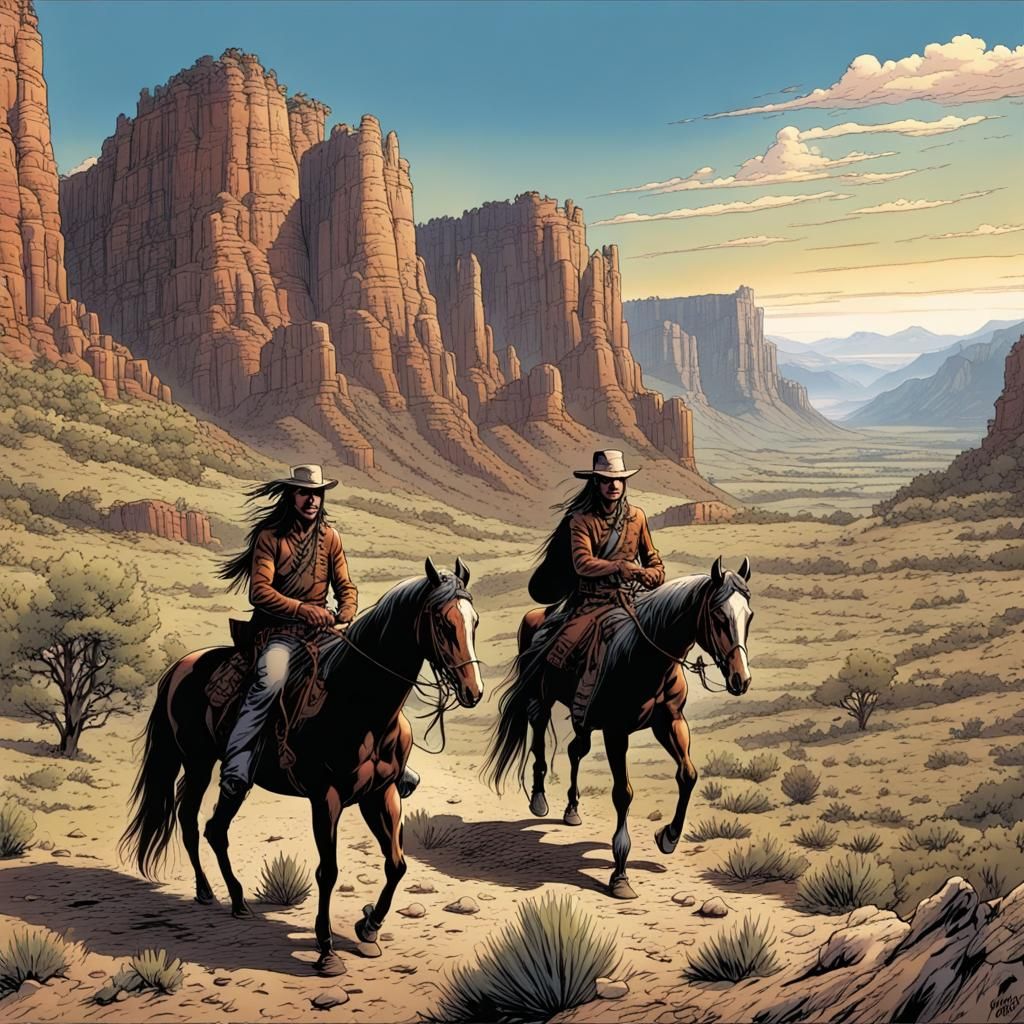 Winnetou and Old Shatterhand