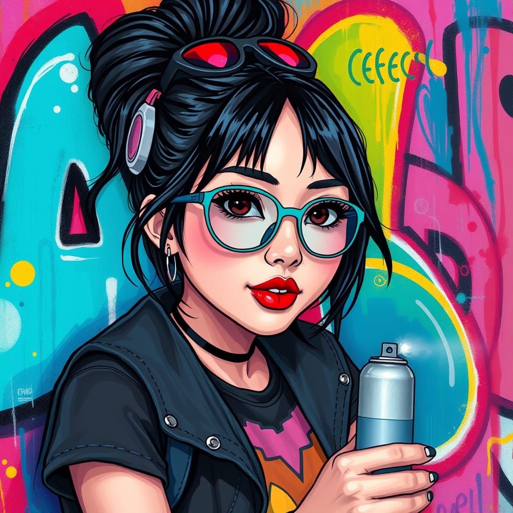 Marinette Daphne Chang: Street Art in Polychromatic Style