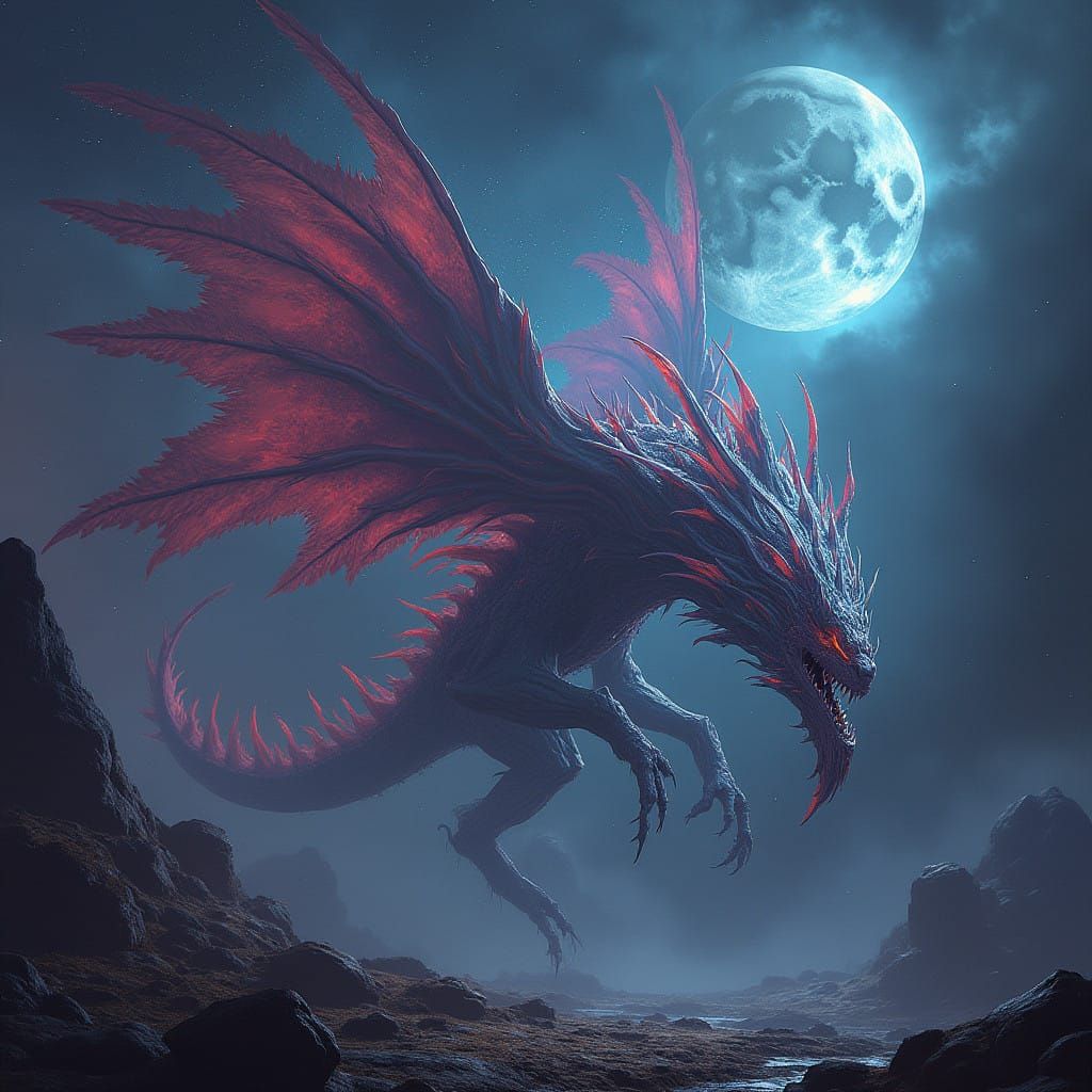 Mystical Maktryl Celestial Beings in Vibrant Splendor