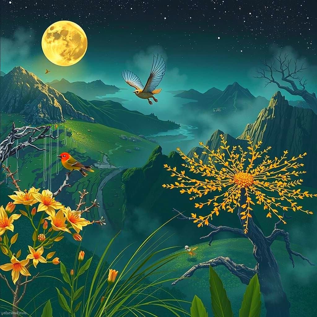 Surreal Gateway to the Unknown in Liminal Style