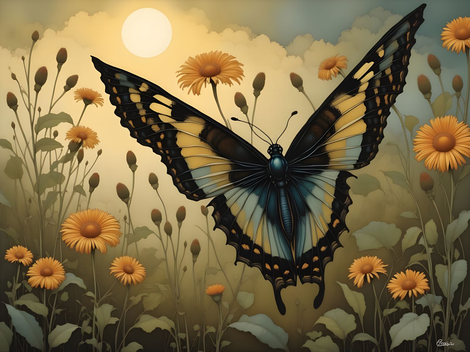 Biblical Verse Inspires Angelic Scene