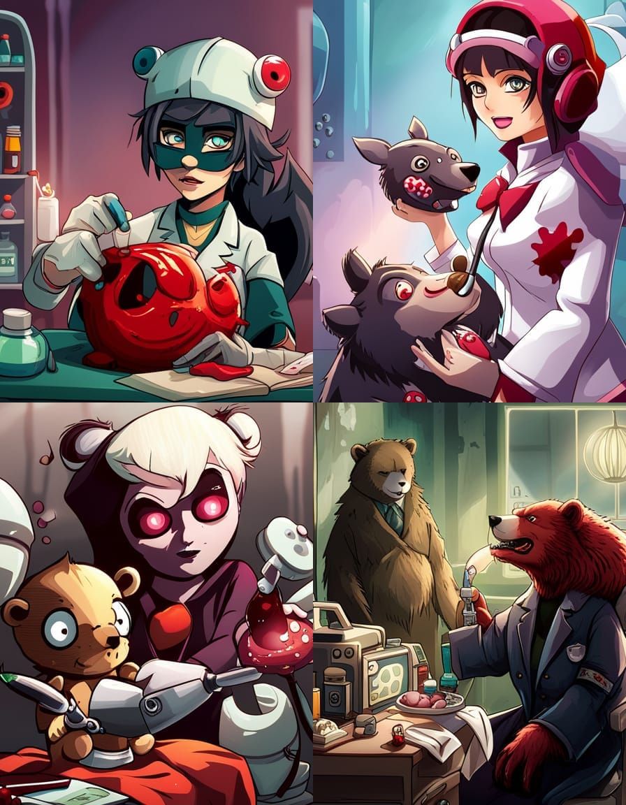 Mad Scientist's Lab: Undead Bear Surgery