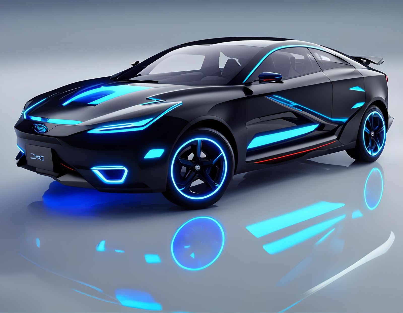 Futuristic 2026 BYD Omnitrix Electric Sports Car Render