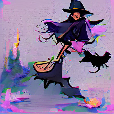 AI Generated Witch Image