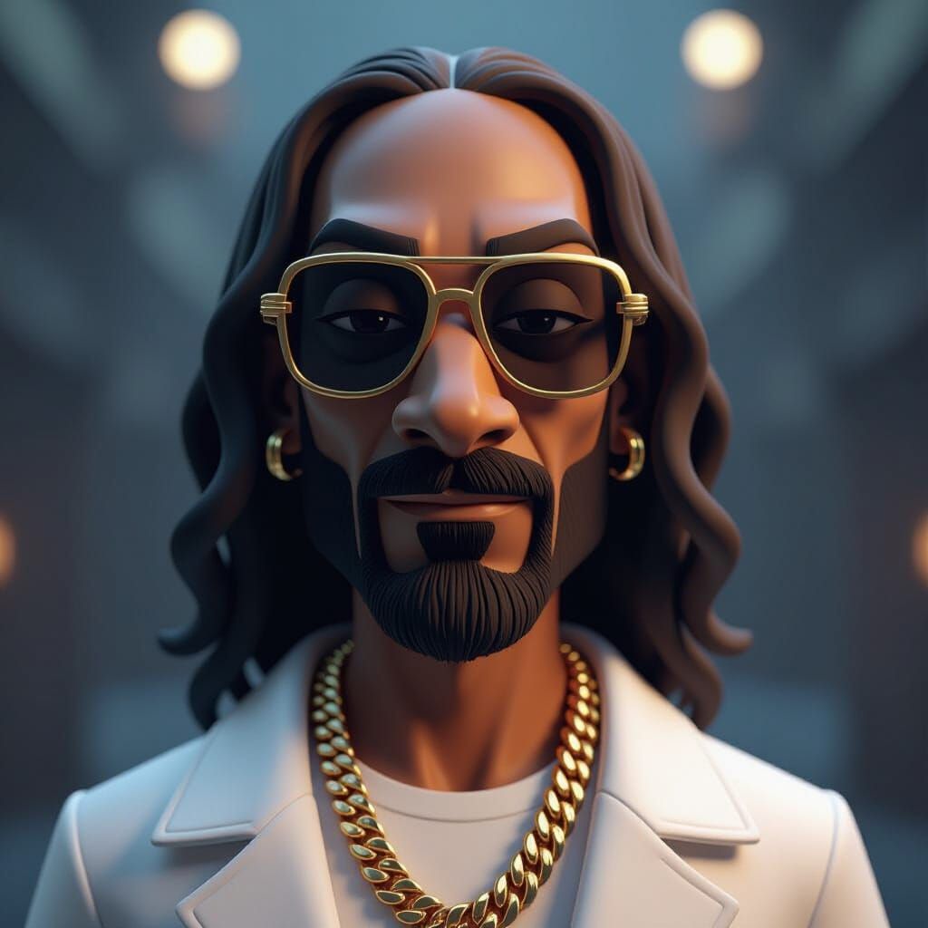 Snoop Dogg as 3D Character in Epic Video Game Cinematic