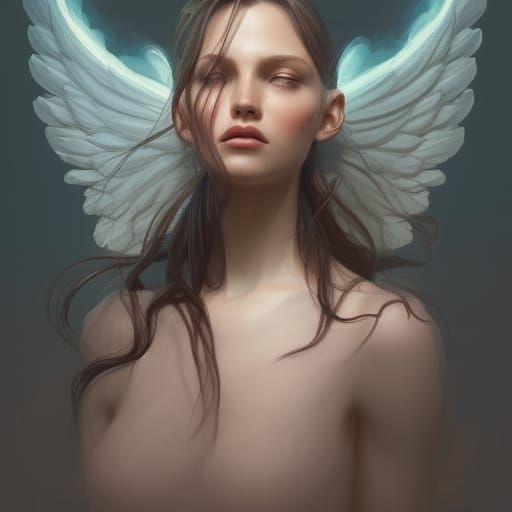 Angel Nemamiah Portrait in Hyperdetailed Lighting