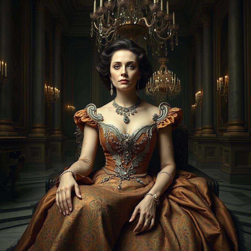 Elegant Woman Trapped by Wealth