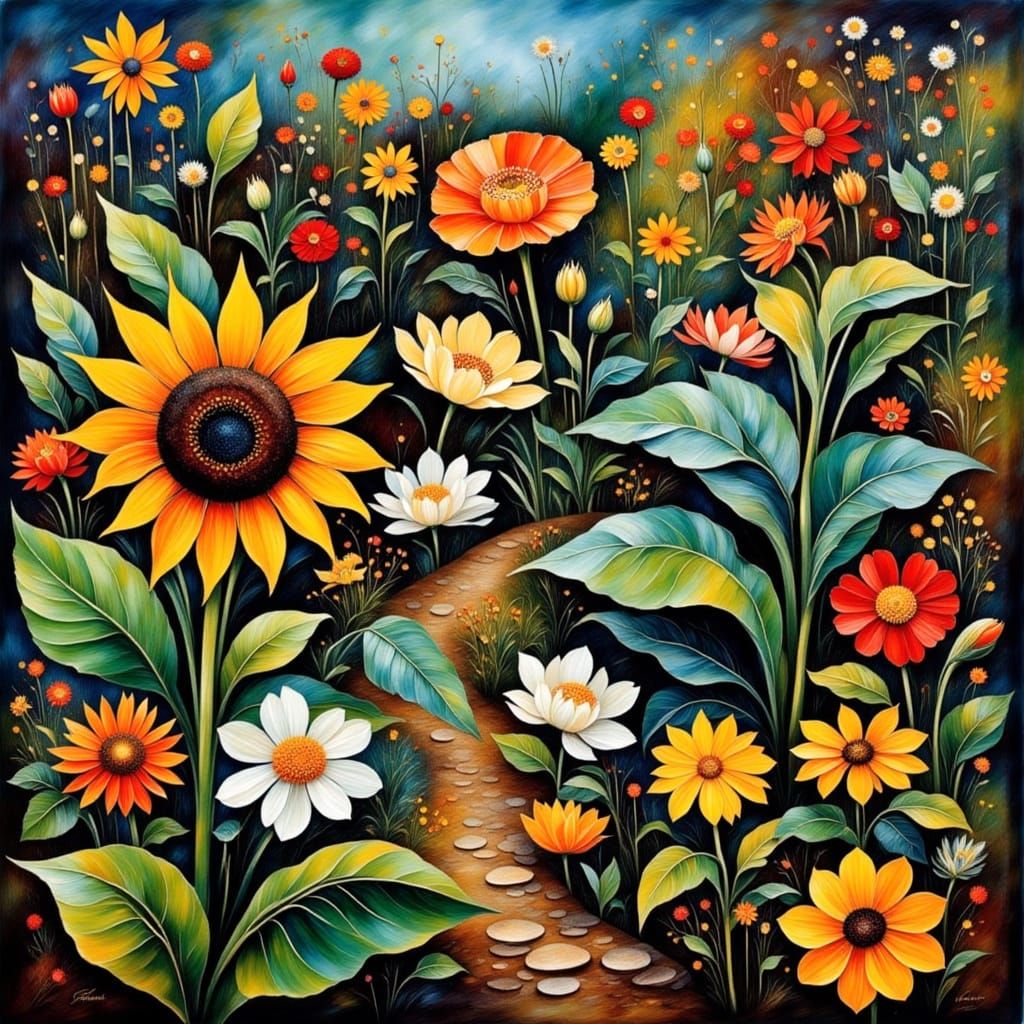 Minimalist Nordic Musician in a Distressed Background