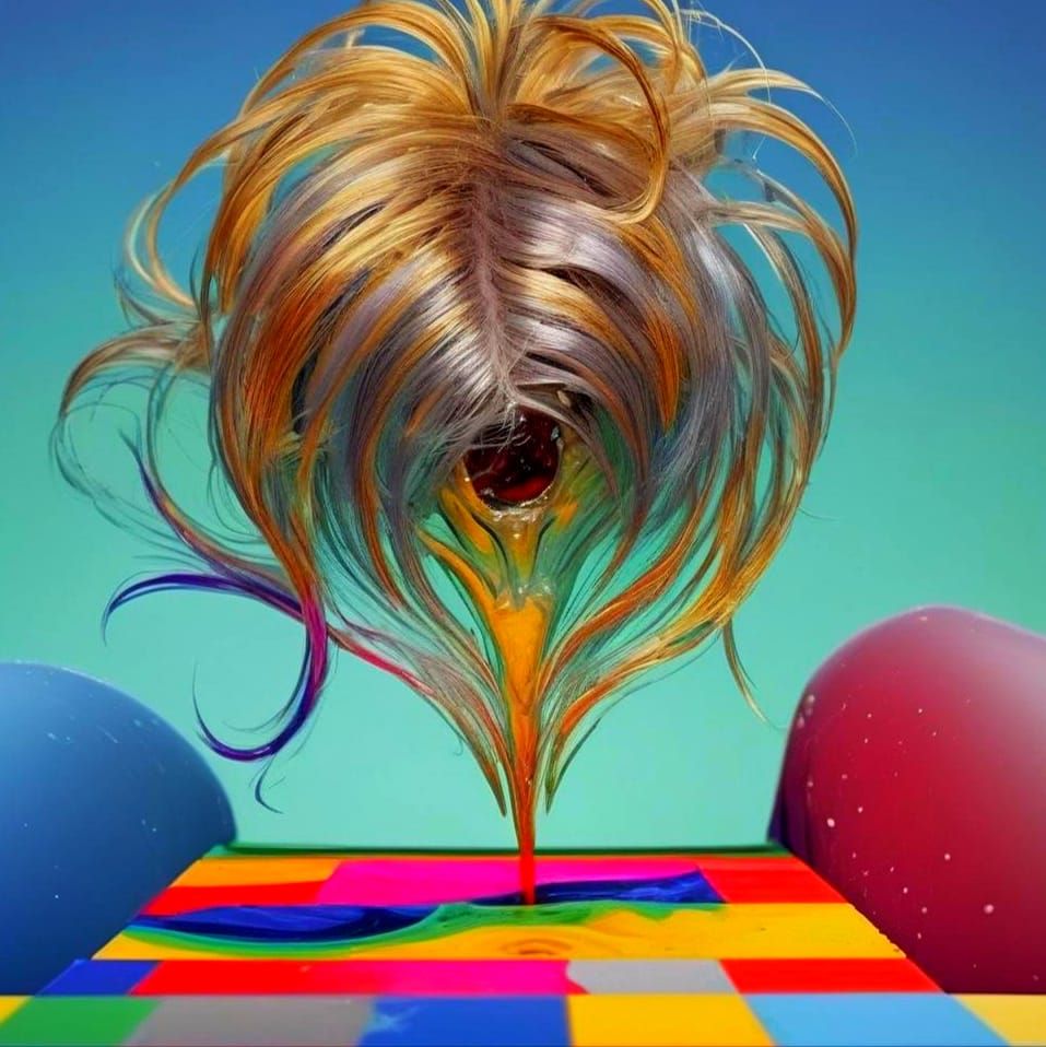 Captivating Beauty in Vibrant Cinematic Style