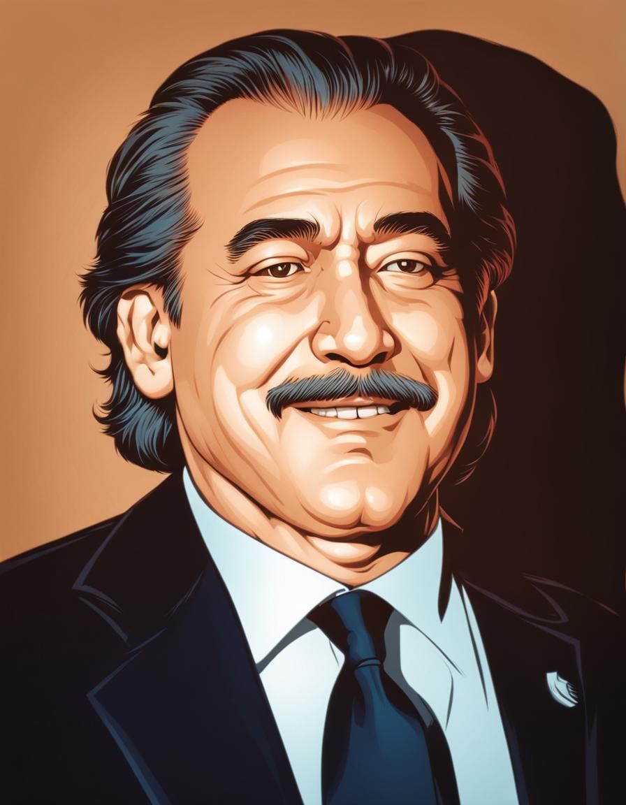 Hagop Akiskal Portrait in Retro D&D Style