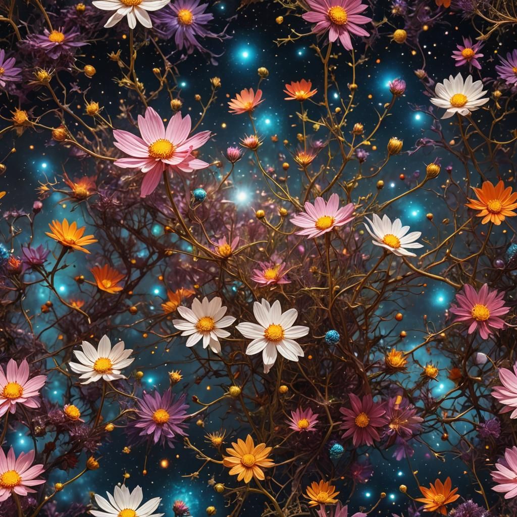 Detailed Cosmos Illustration in Heroic Fantasy Art Style