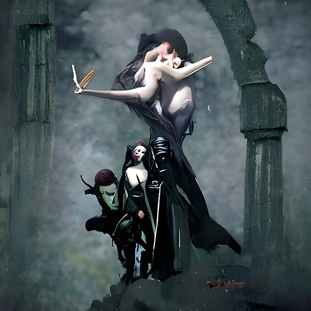 Gothic Dreamcore Twilight in Gerald Brom Style