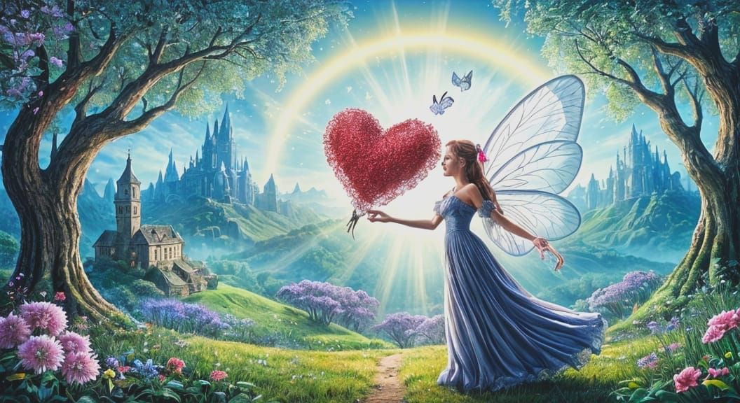Enchanting Fairy Love Portrait