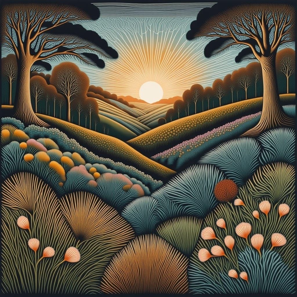 Creation of Heaven and Earth: Intricate Art