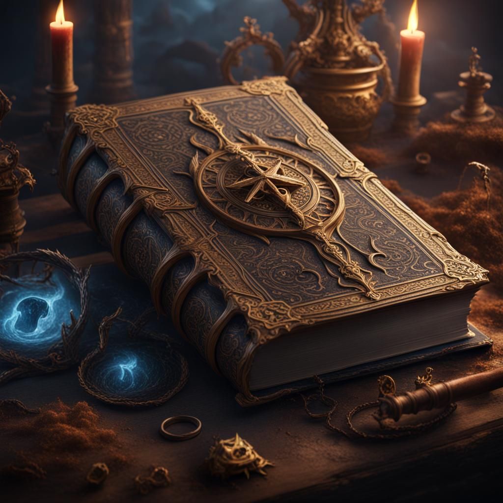 Magical Bible of Nephilim: Detailed Matte Painting