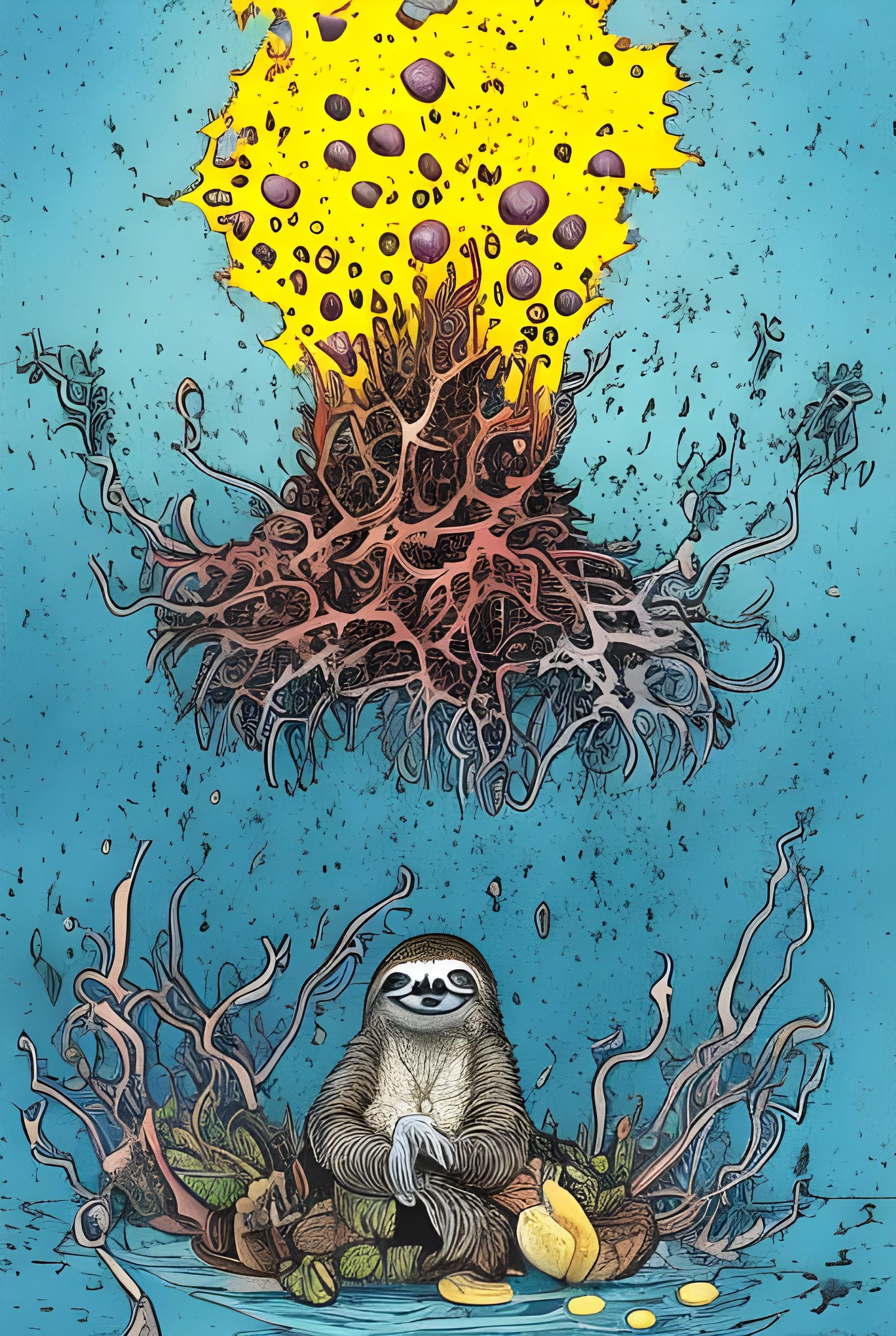 Hyperrealistic Painting of Oppressive Heat, Light Dust