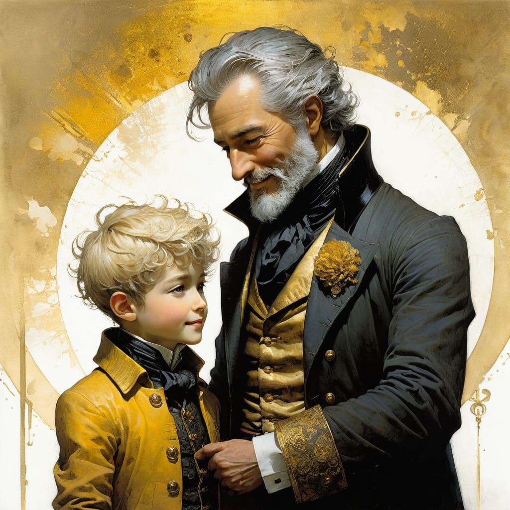 Together, the World will be more beautiful my Son...