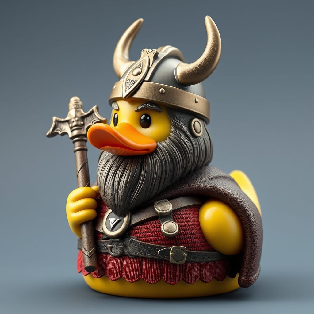 Viking Rubber Duck Warrior